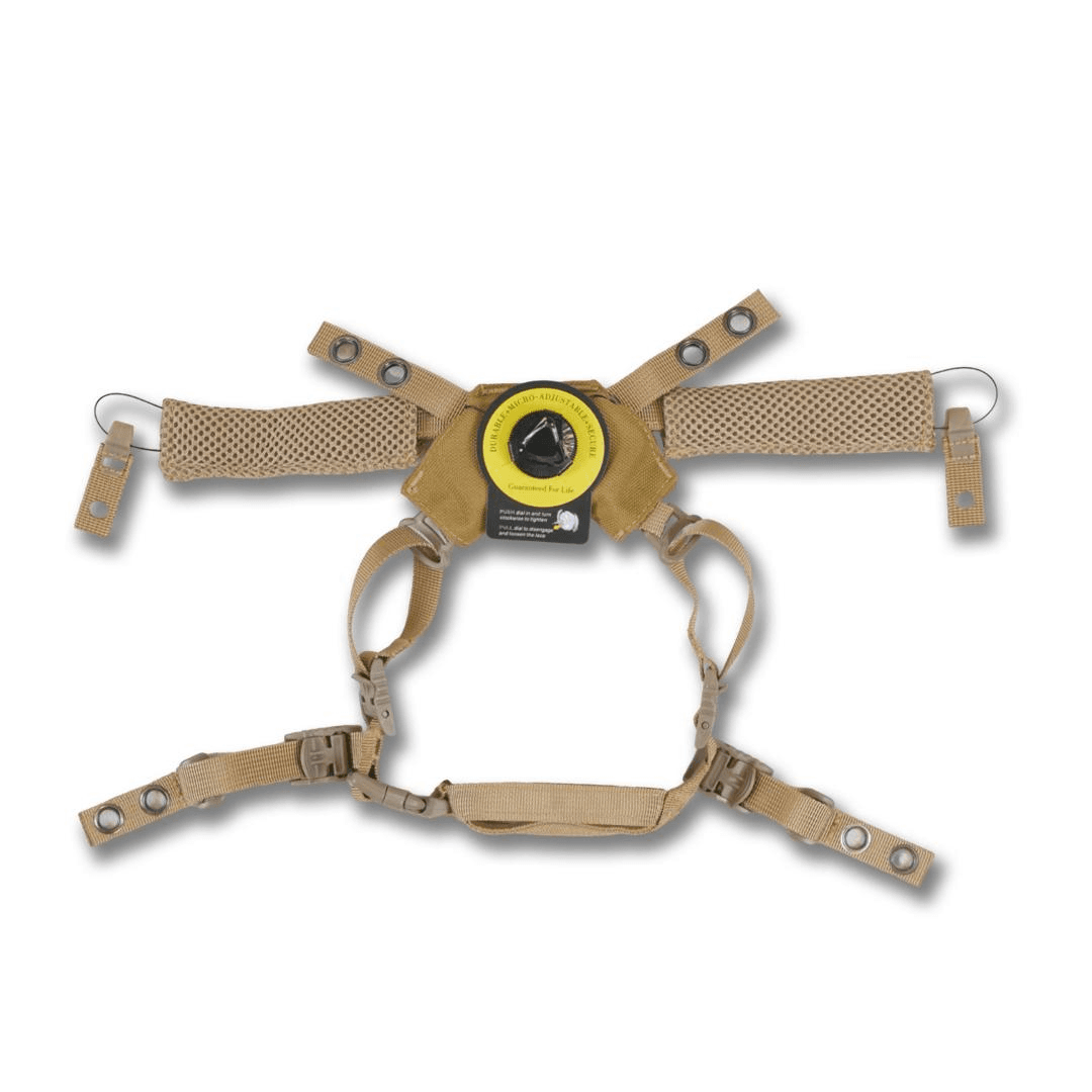 Підвісна система + подушки для шолому Team Wendy Cam Fit (R) GEN.2 V2 Койот — фото 2