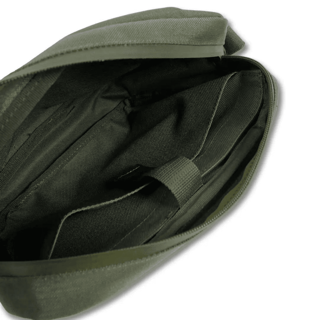 Сумка-напашник M Kiborg з балістичним пакетом 2 клас захисту PE Militex GU Сordura Khaki — фото 4