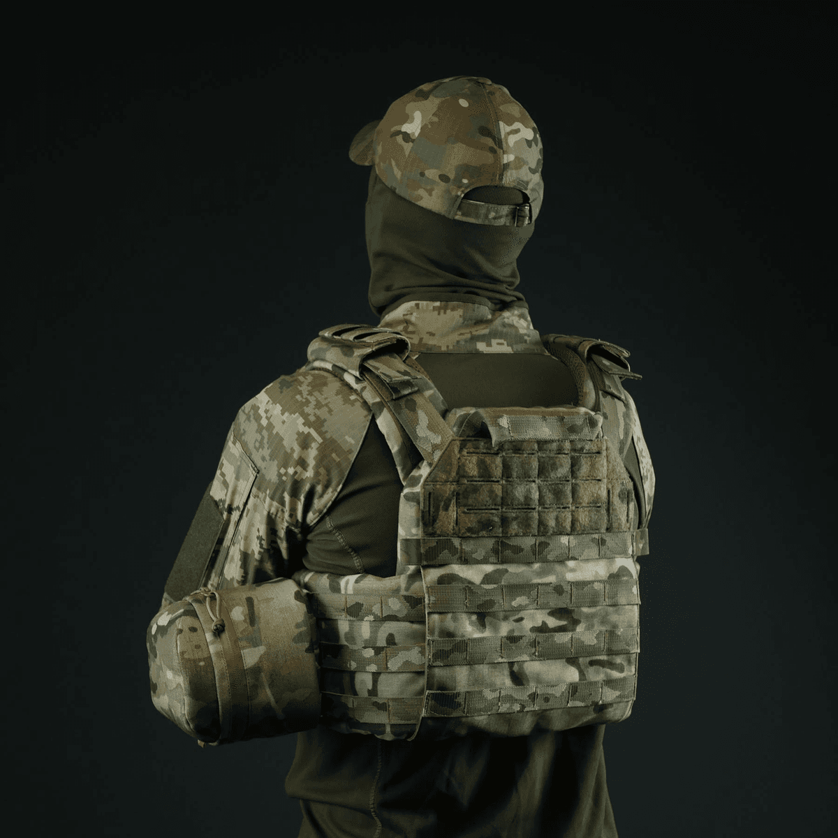 Підсумок Militex (M) для захисту навушників навушники Cordura original USA Мультикам — фото 7