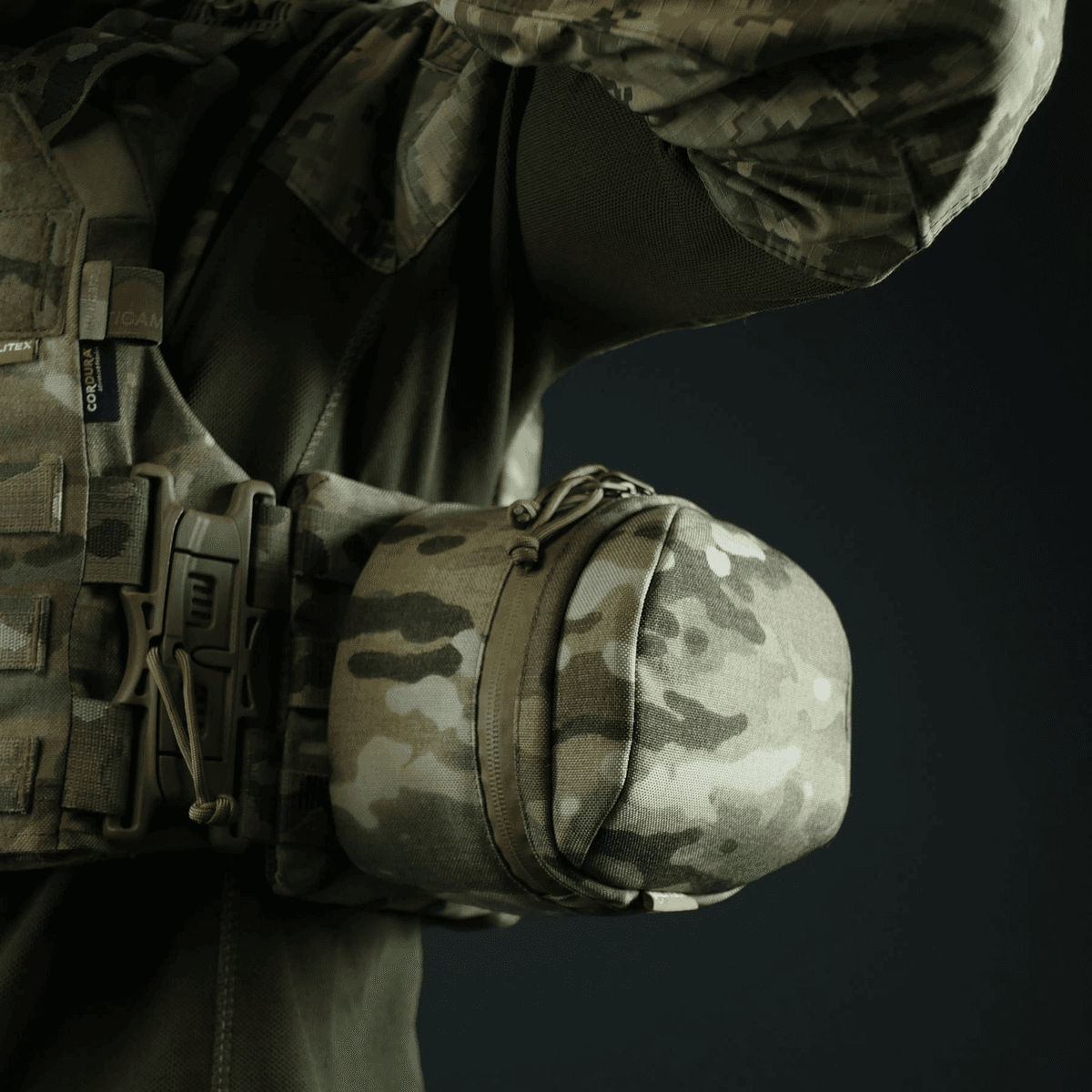 Підсумок Militex (M) для захисту навушників навушники Cordura original USA Мультикам — фото 8