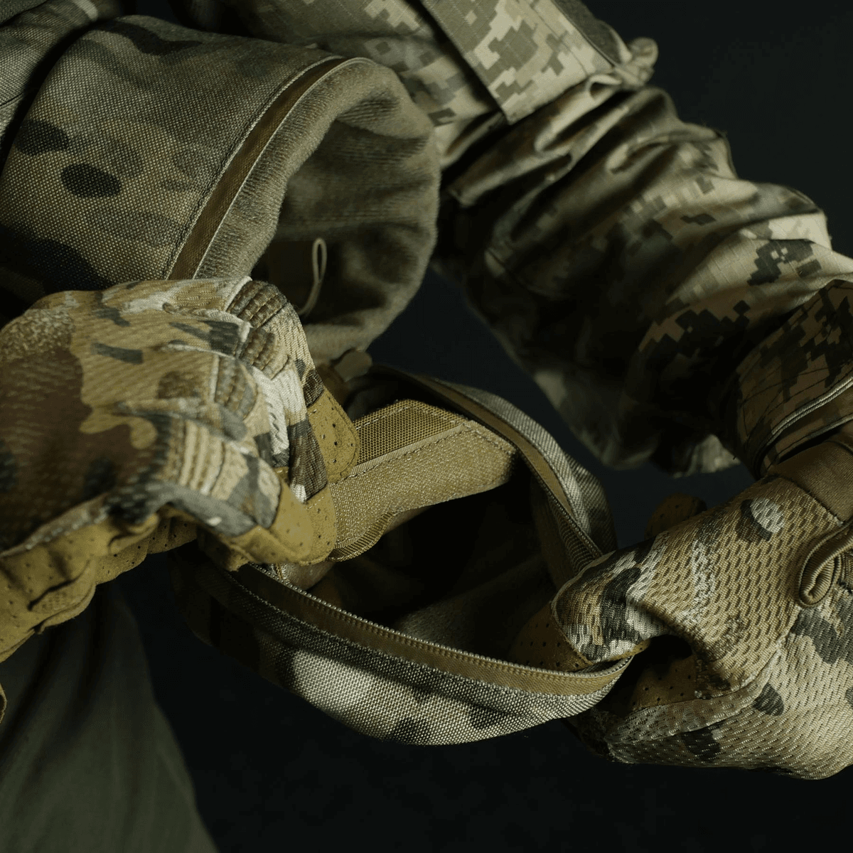Підсумок Militex (M) для захисту навушників навушники Cordura original USA Мультикам — фото 10
