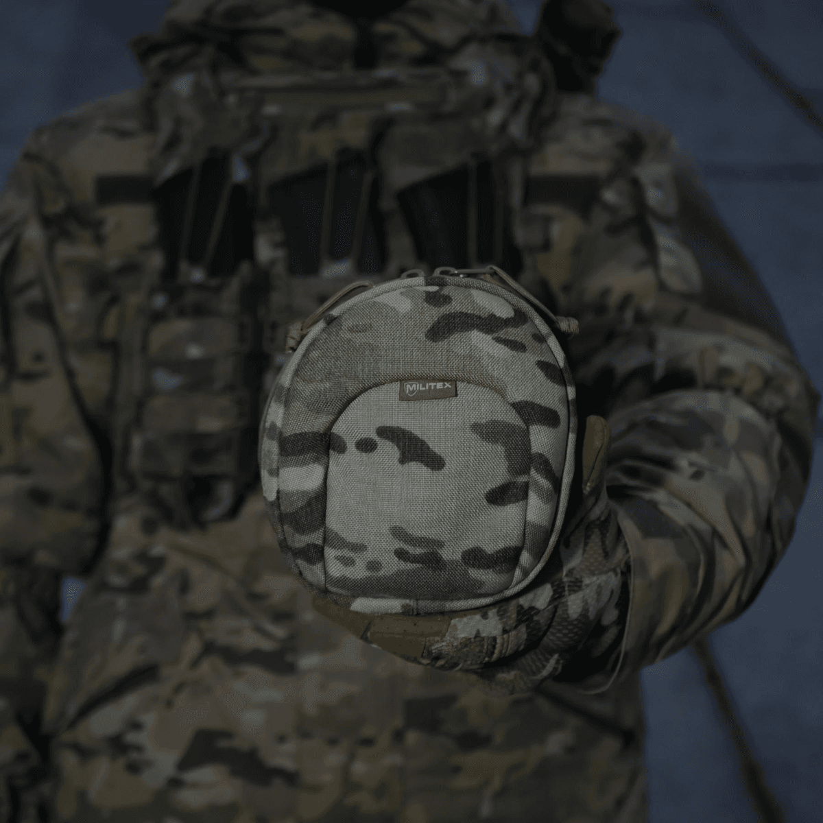 Підсумок Militex (L) для захисту навушників навушники Cordura original USA Мультикам — фото 6