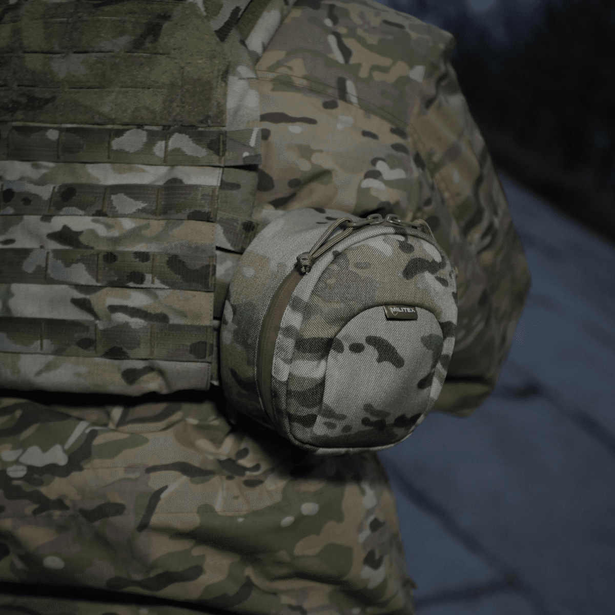 Підсумок Militex (L) для захисту навушників навушники Cordura original USA Мультикам — фото 8