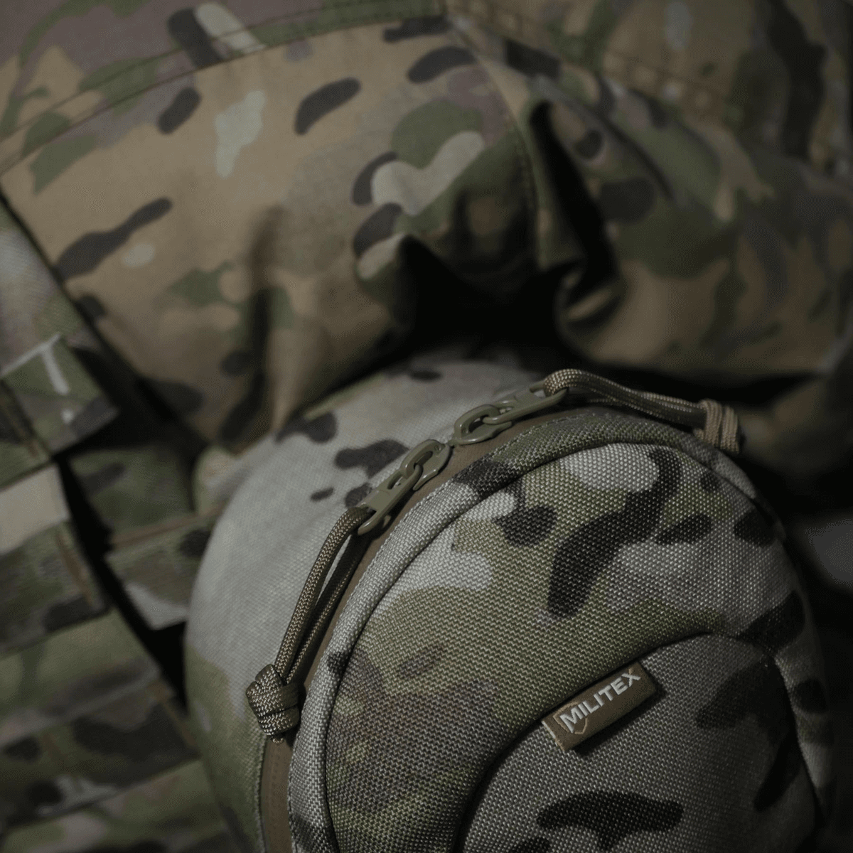 Підсумок Militex (L) для захисту навушників навушники Cordura original USA Мультикам — фото 9