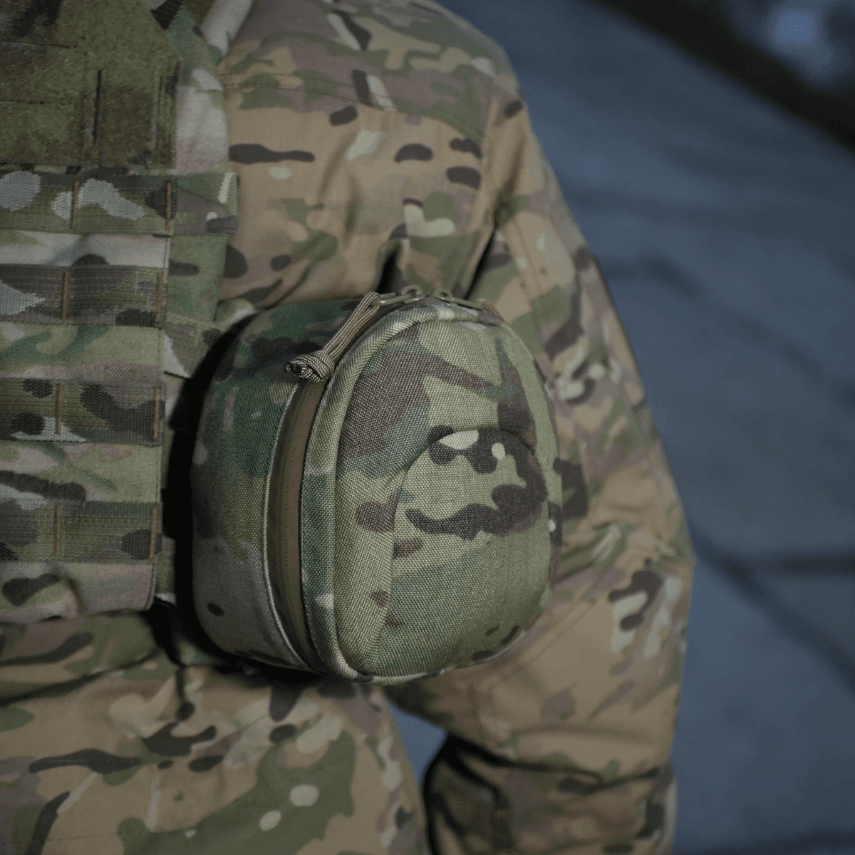 Підсумок Militex (L) для захисту навушників навушники Cordura original USA Мультикам — фото 10