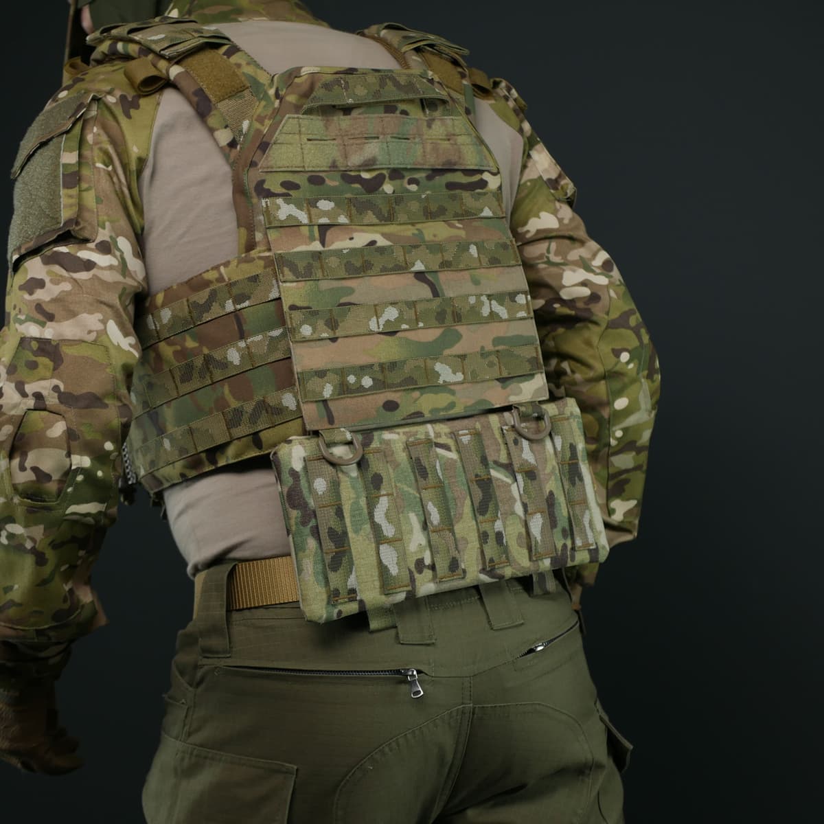 Захист попереку Gen.2 з балістичним захистом 2 класу Militex Cordura original USA Мультикам — фото 8