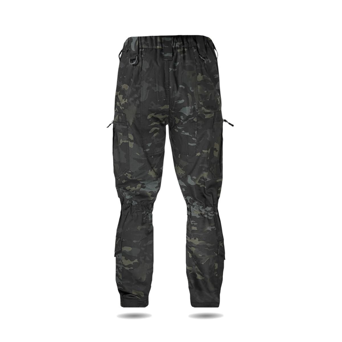 Тактичні штани UA Twill Black Multicam з посиленими колінами та 8 кишенями (XL) — фото 2