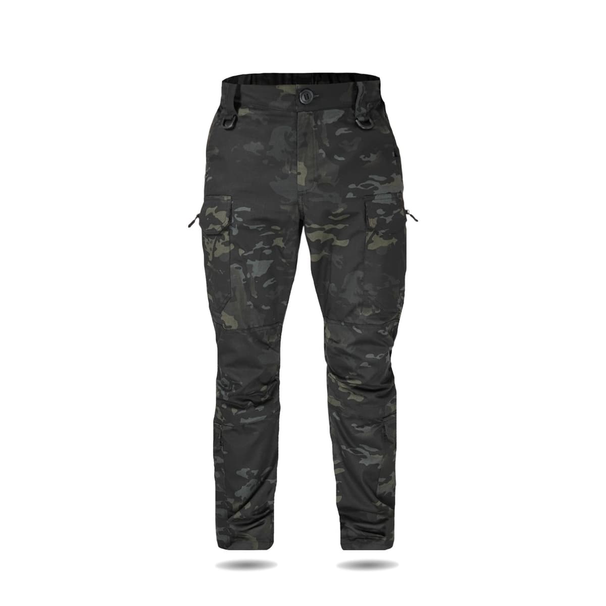 Тактичні штани UA Twill Black Multicam з посиленими колінами та 8 кишенями (3XL) — фото 1
