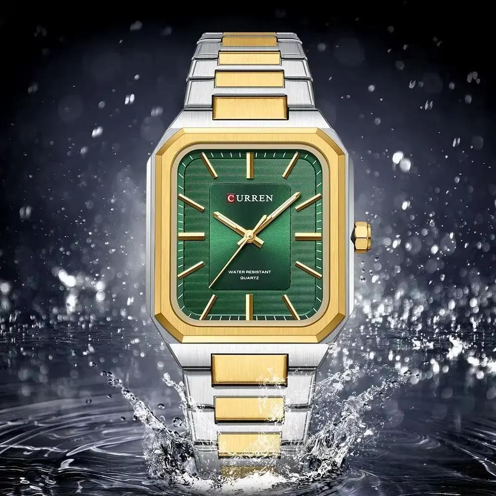 Curren 8457 Gold-Green — фото 4