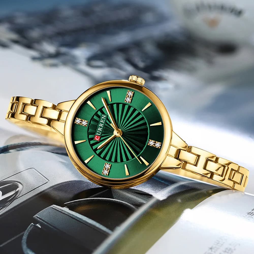 Curren 9097L Gold-Green — фото 2