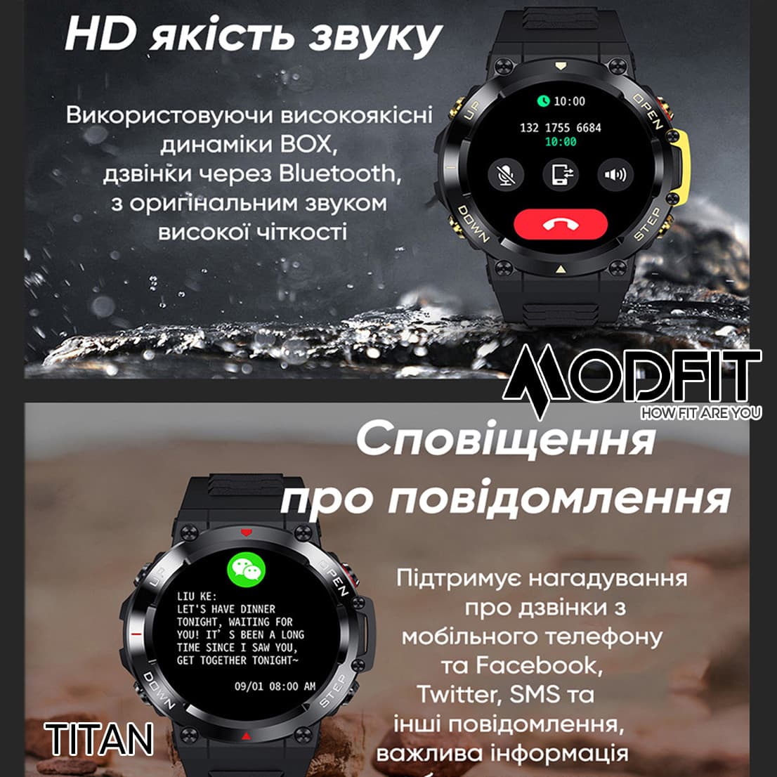 Modfit Titan Black-Gold 35 мм. — фото 9