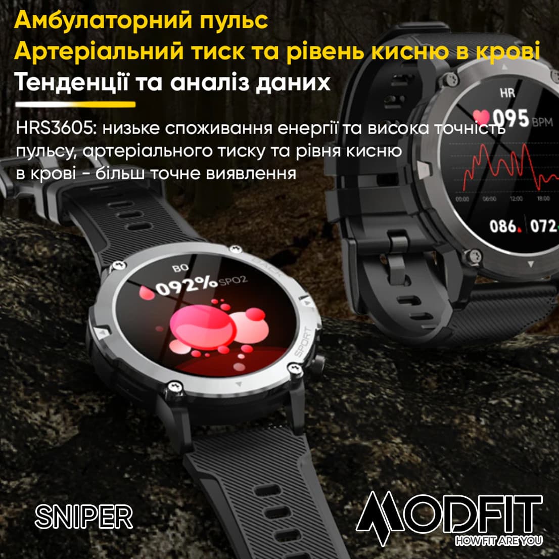 Modfit Sniper Black-Silver 36 мм. — фото 9