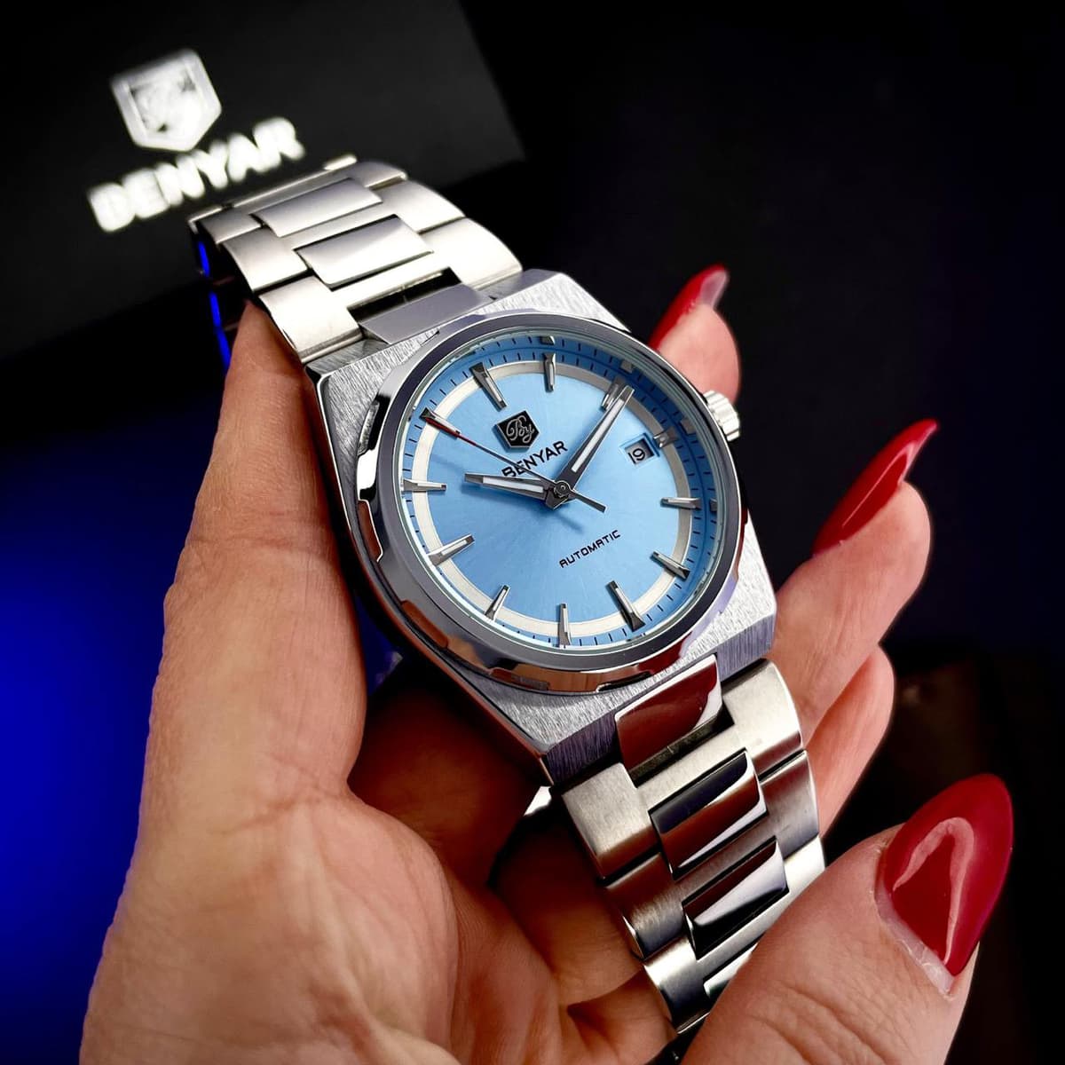Benyar BY-5203 Silver-Ligh Blue — фото 3