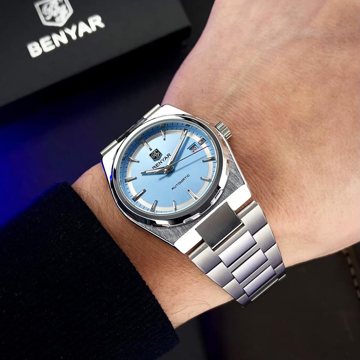 Benyar BY-5203 Silver-Ligh Blue — фото 7
