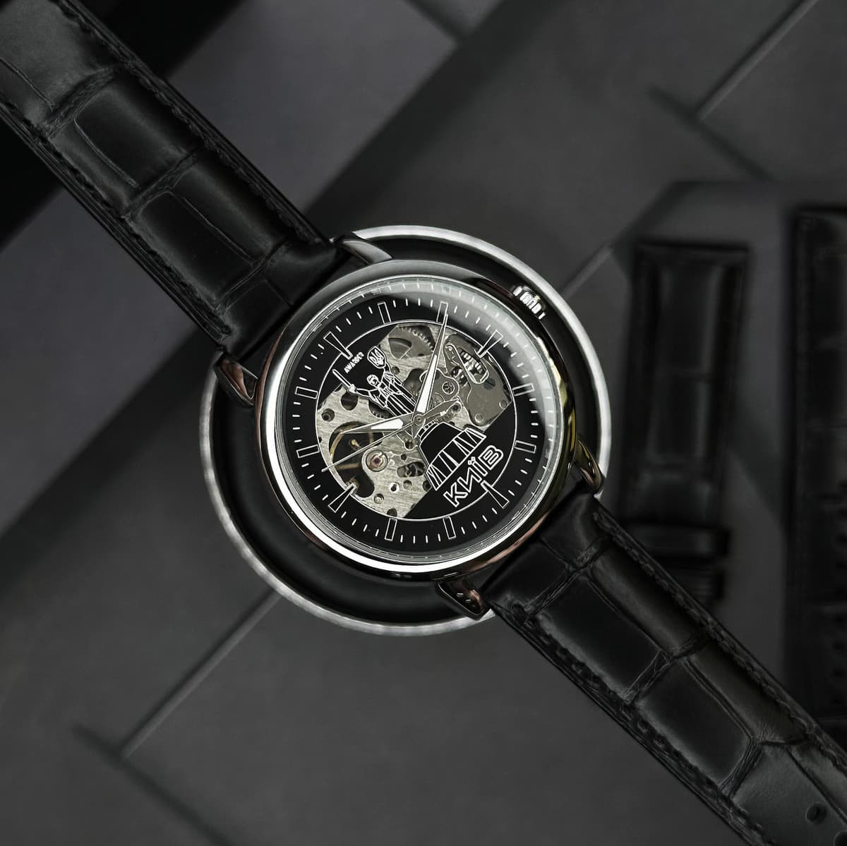 Чоловічий годинник Awarder 022 Київ II Silver-Black — фото 2