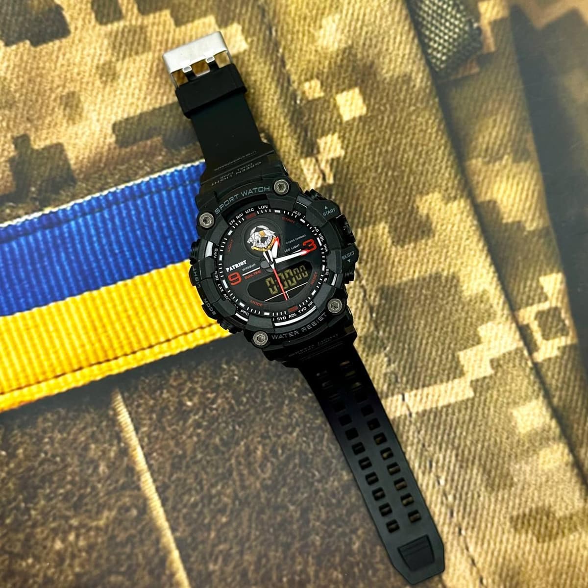Patriot 001RDSSO ССО Чорні з червоним + Коробка — фото 2