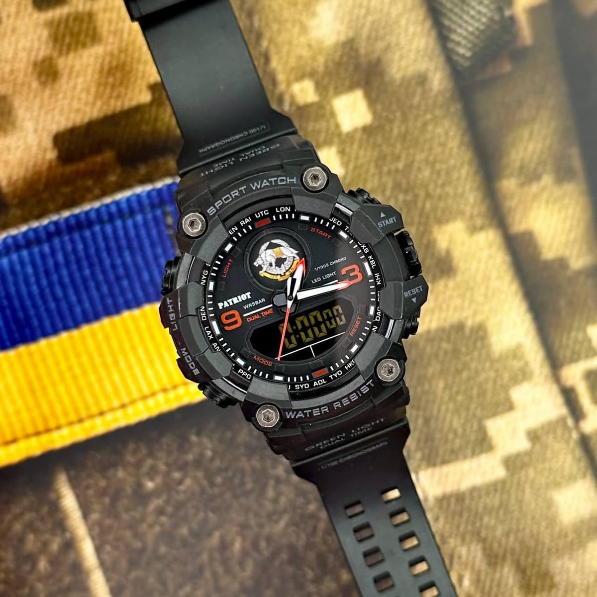 Patriot 001RDSSO ССО Чорні з червоним + Коробка — фото 3