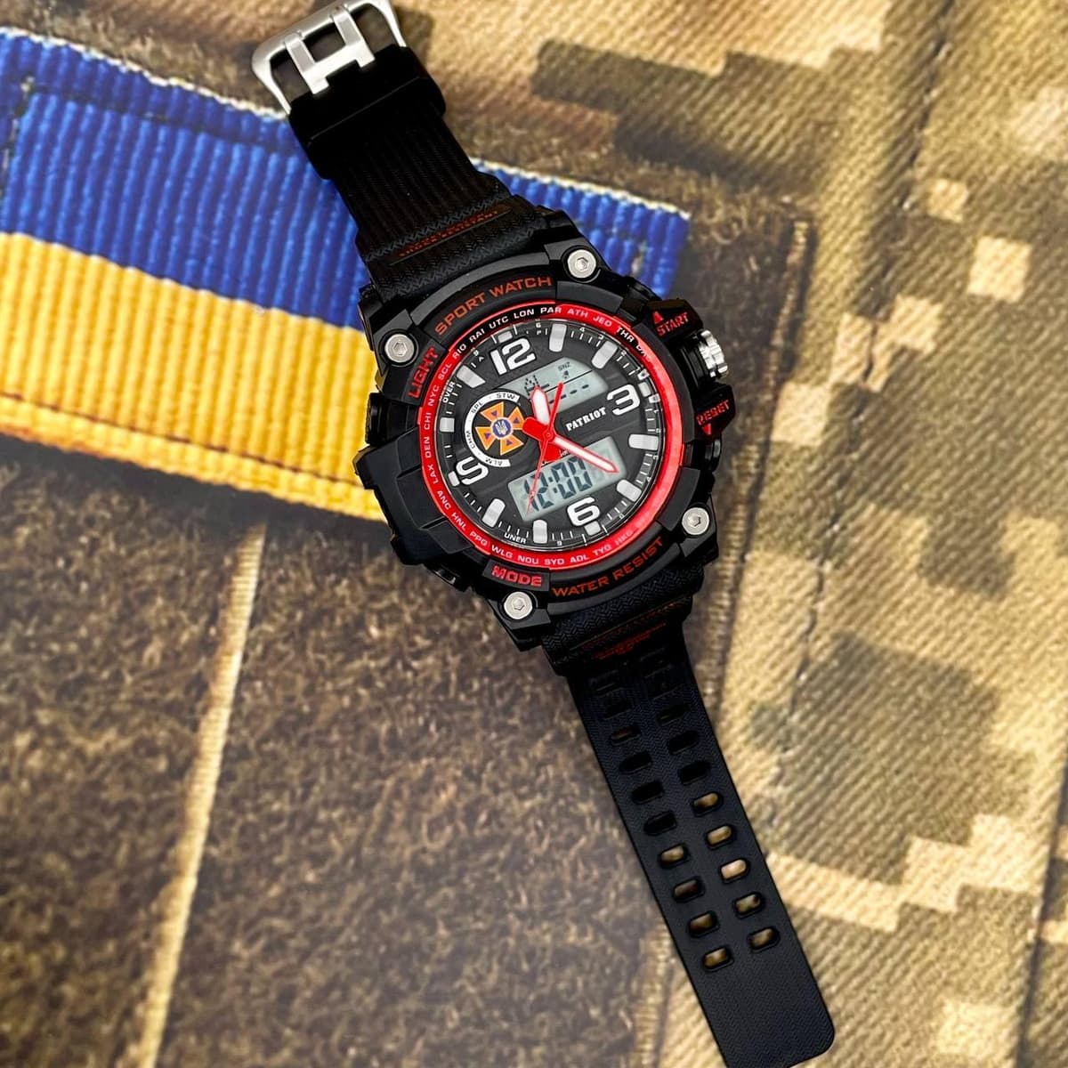 Patriot 012BKRDDSNS ДСНС Чорні з червоним + Коробка — фото 2
