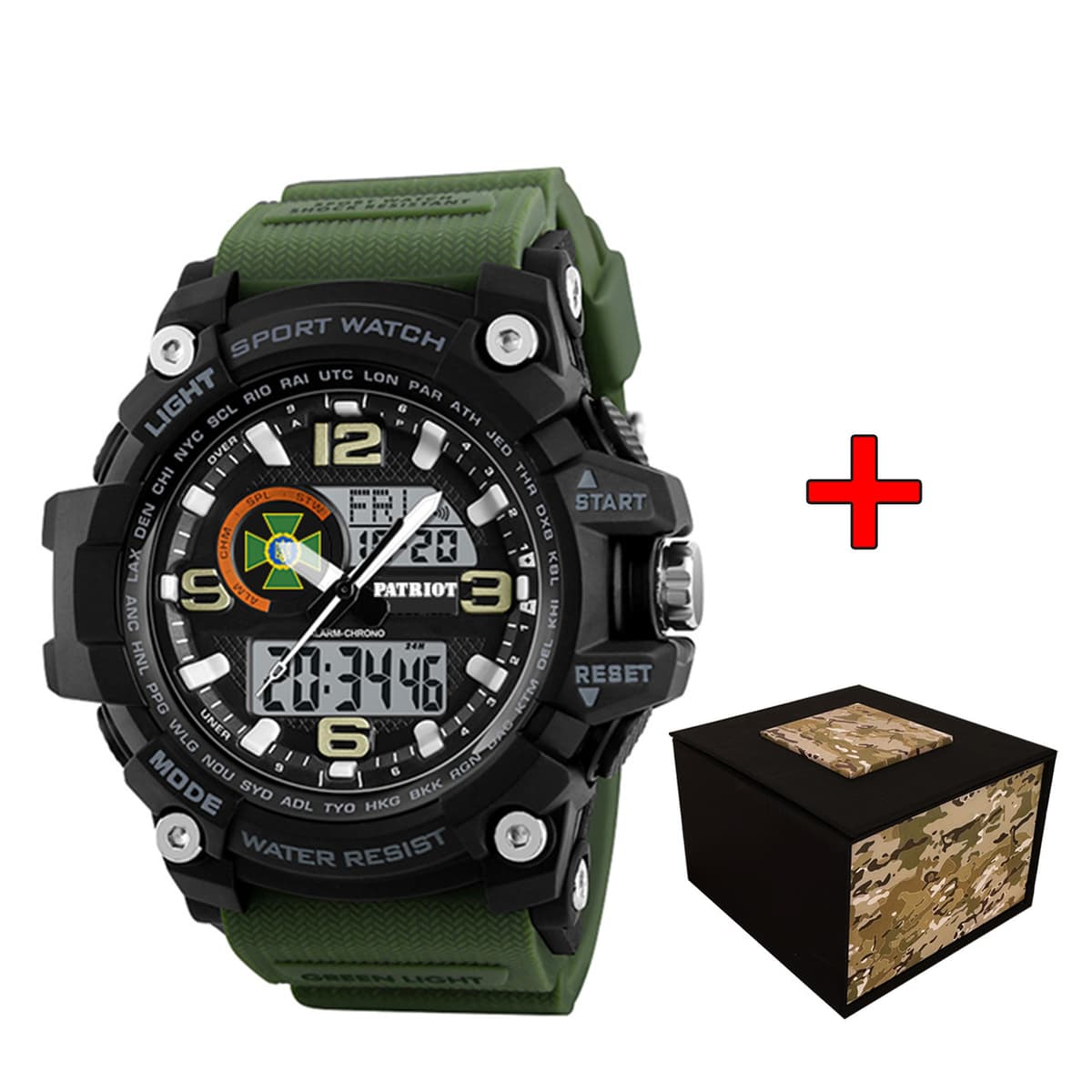 Patriot 012AGDPS ДПС Чорні з зеленим + Коробка