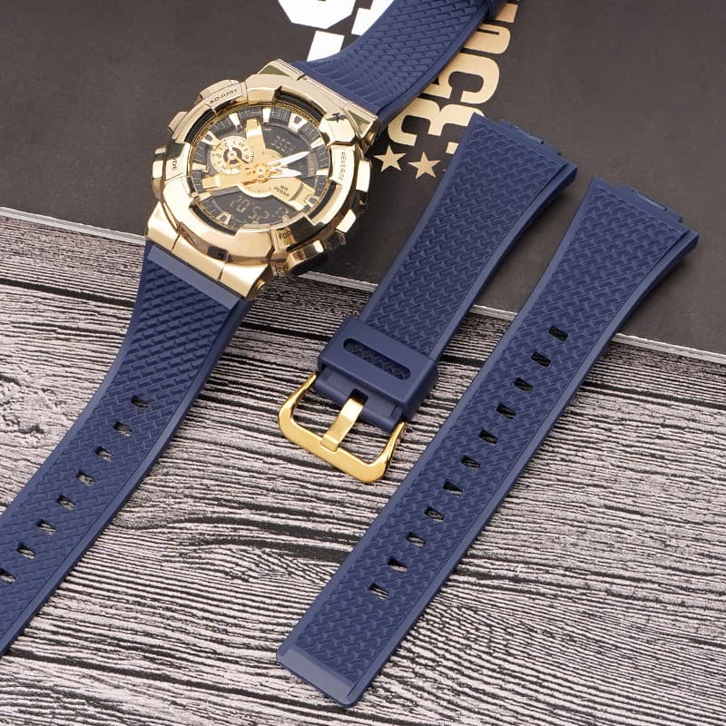 Ремінець для Casio G-Shock GA-100/110 Dark Blue GD — фото 3
