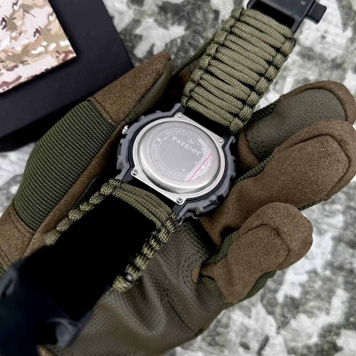 Patriot 005CMGYSU ЗСУ Сірий камуфляж Паракордовий ремінець Army Green + Коробка — фото 5