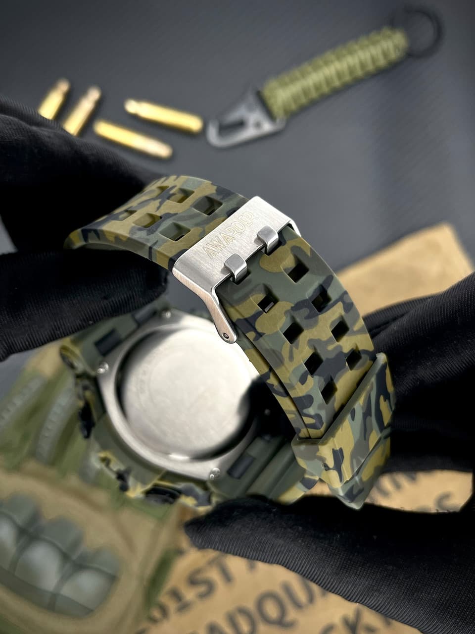 Awarder 003 Тризуб золото Army Green — фото 5