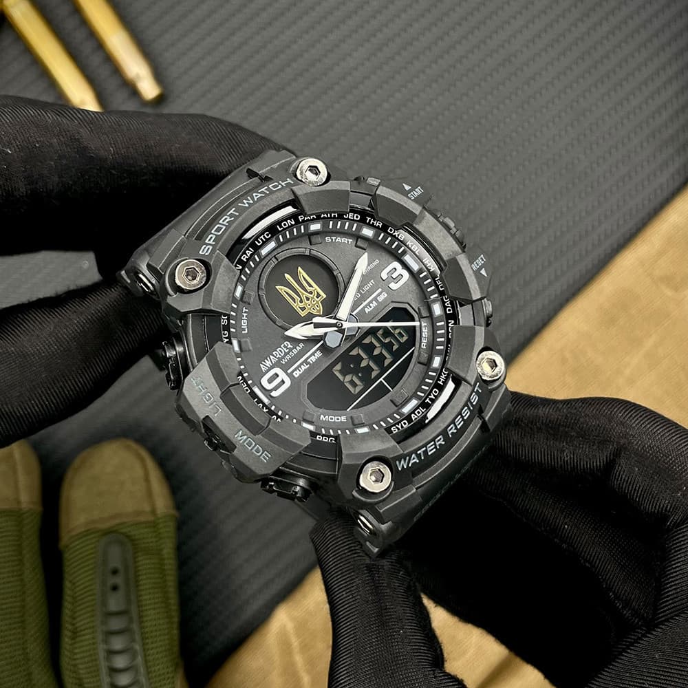 Awarder 001 Тризуб золото All Black — фото 7