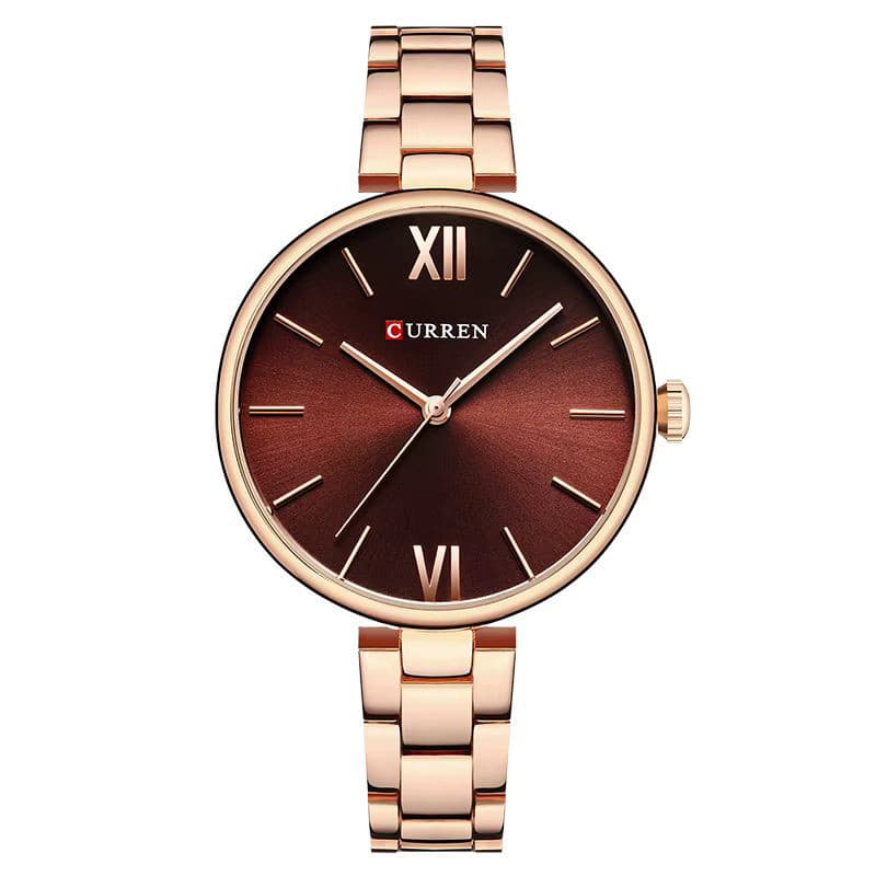 Curren 9017 Rose Gold-Red — фото 1
