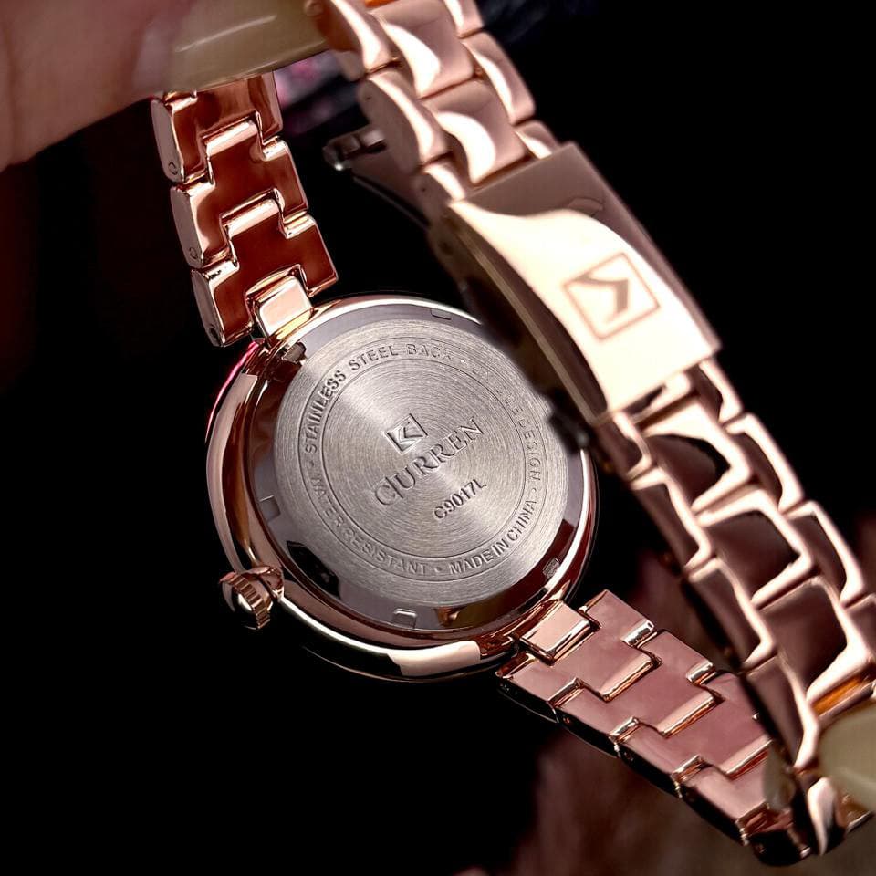 Curren 9017 Rose Gold-Red — фото 5
