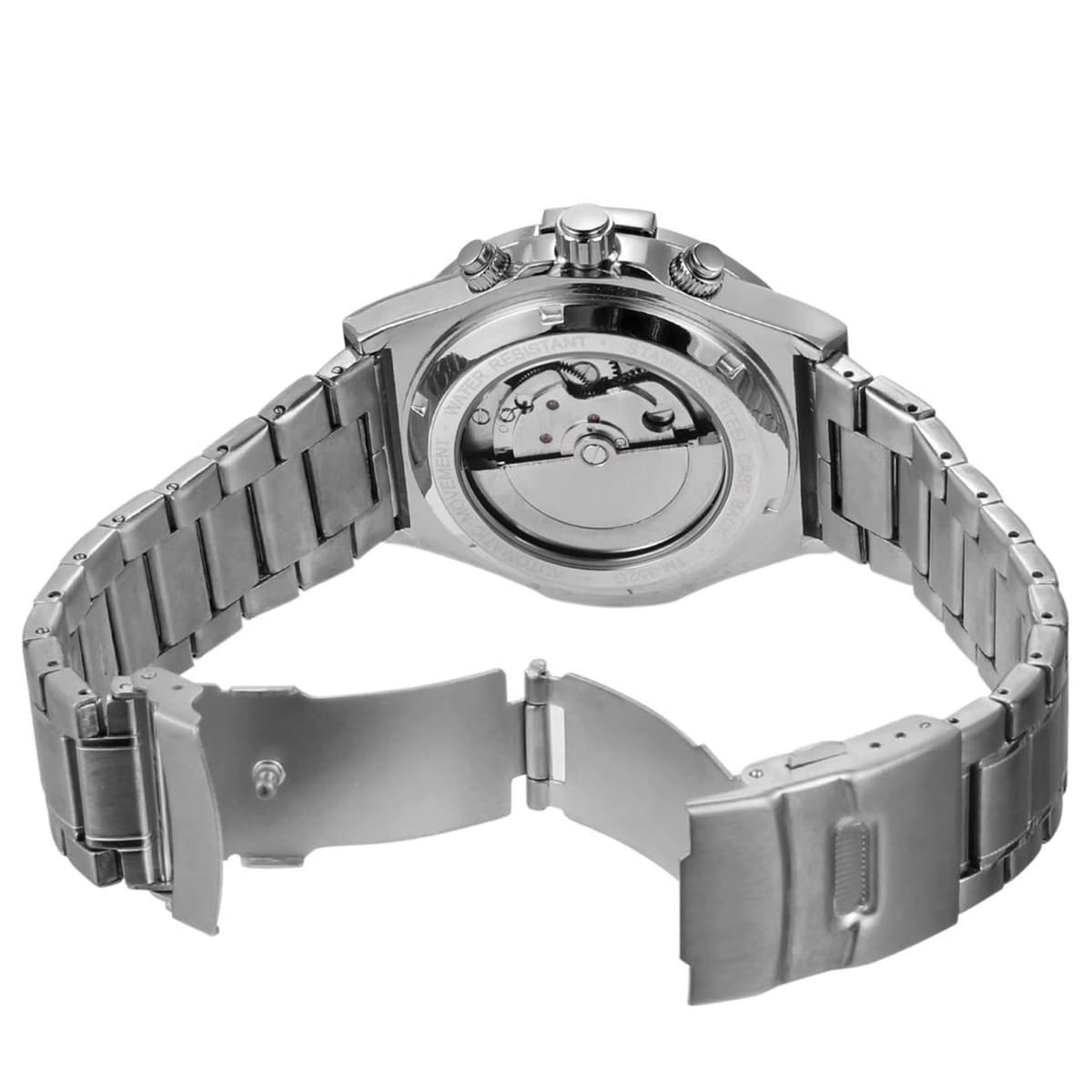 Forsining 6914 Silver-Black Steel — фото 3