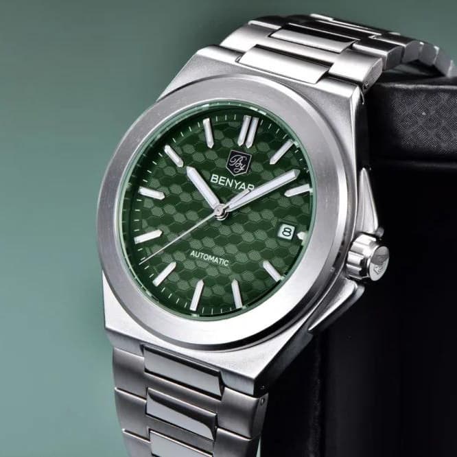 Benyar BY-5219 Silver-Green — фото 5