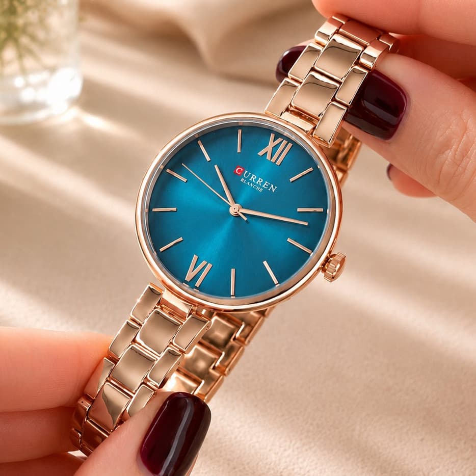 Curren 9017 Rose Gold-Blue — фото 7