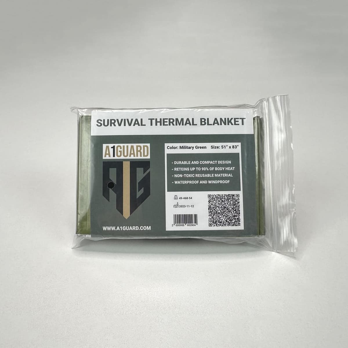 Термоковдра A1G Survival Blanket - OD Green